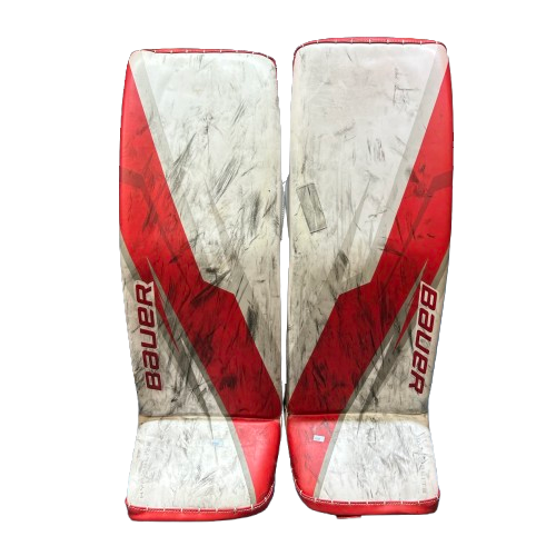 Bauer Vapor Hyperlite 2 - Ensemble complet de gardien droit Pro Stock d'occasion (blanc/rouge)